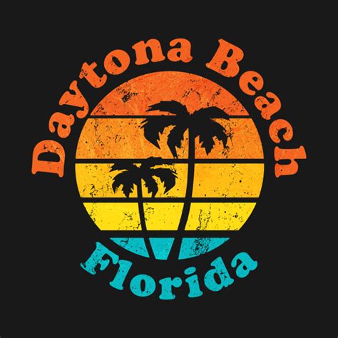 Daytona Beach Florida - Daytona Beach - Long Sleeve T-Shirt | TeePublic