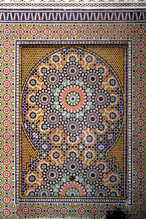Moroccan Wall Tile Pattern | Islam prohibits depictions of p… | Flickr