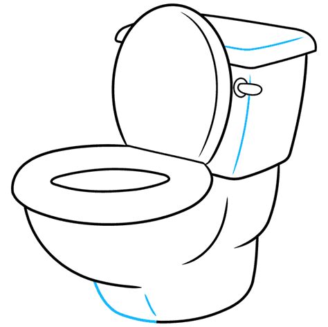 How to Draw a Toilet - Really Easy Drawing Tutorial