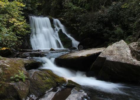 Waterfalls in the Nantahala National Forest in North Carolina Stock Photo - Image of nantahala ...