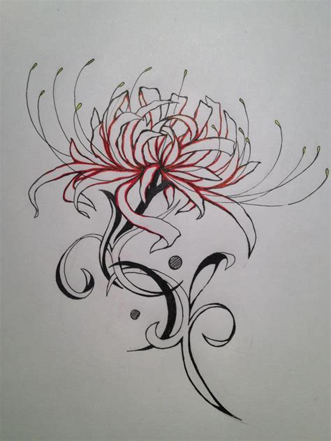 Spider Lily Tattoo Design by UchuuPanda on DeviantArt