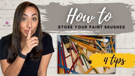 🖌 How to Store Your Paint Brushes | Paint Brush Storage | Craft Room Storage Ideas - YouTube