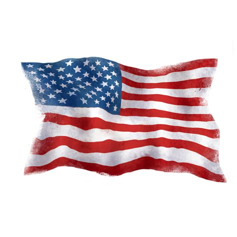 American Flag waving 20035341 PNG