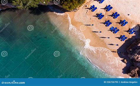 Gjipe Beach, Famous Beach in Albania Stock Image - Image of scenic ...