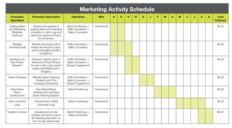 Planning Your Marketing Activitiy - Baker Marketing