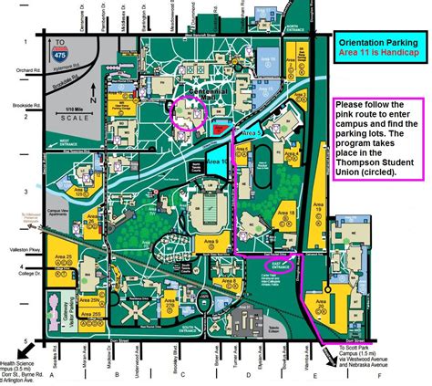 University Of Toledo Parking Map | Super Sports Cars