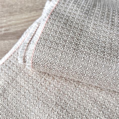 1264. Diamond Textured Linen Blend Fabric, 147 Cm Wide, Price per 1/2 Metre - Etsy