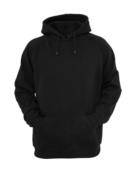 Hooded Plain Black Sweatshirt Men Women Pullover Hoodie Fleece Cotton Blank New | Clothing ...