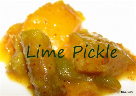 Savi-Ruchi: Lime Pickle