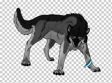 Gray Wolf Anime Black Wolf Black And White PNG, Clipart, Big Cats ...