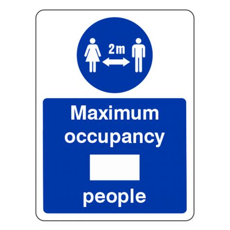 Social Distancing - Maximum Occupancy Sign | Boyd Safety Supplies