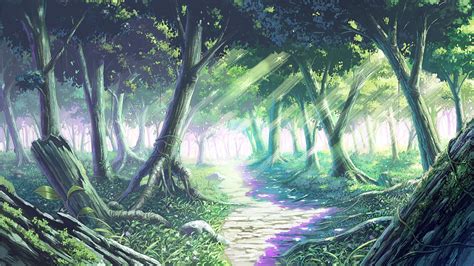 Anime Forest Backgrounds - Wallpaper Cave