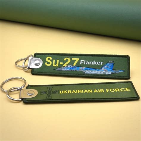 Aviation Keychain Air Force of Ukraine Su-27 Flanker