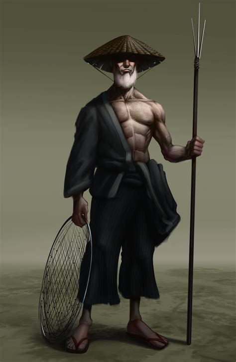 ArtStation - Fisherman, Erkan Karagoez | Fantasy character design, Pathfinder character, Dnd ...