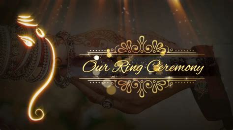 Ring Ceremony Invitation video editing by kinemaster | Engagement ...