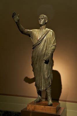 Etruscan Statue of Aule Metele, The Orator by Roman