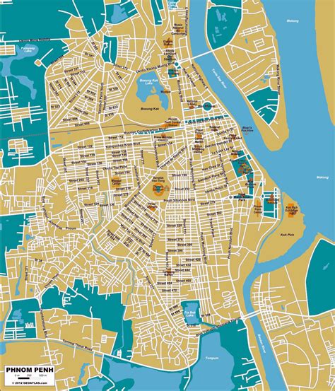 Phnom Penh District Map