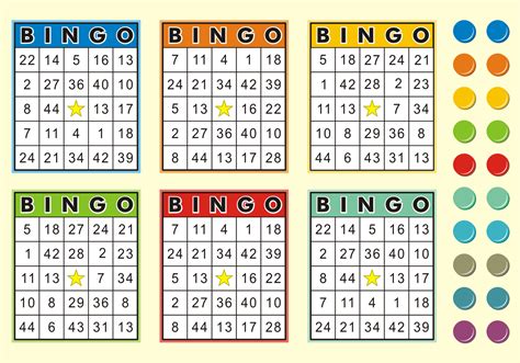 Bingo Cards Free Vector - Download Free Vector Art, Stock Graphics & Images