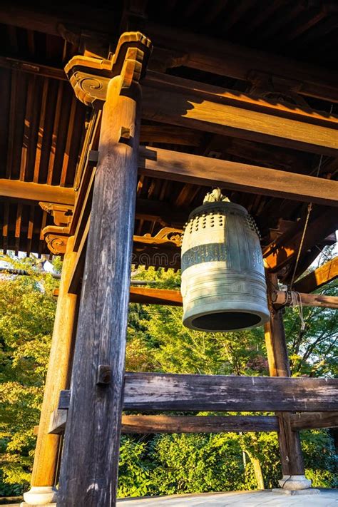 A Large Japanese Temple Bell at the Kodaiji Temple Stock Image - Image of japanese, travel ...