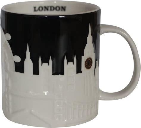 Starbucks City Mug, London Mug Collector Series, BLACK: Amazon.co.uk: Kitchen & Home