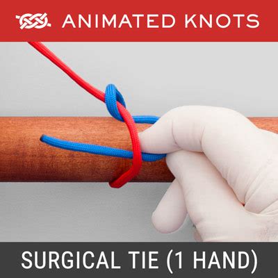 Surgical Tie – One Hand | How to tie a Surgical Tie – One Hand using ...