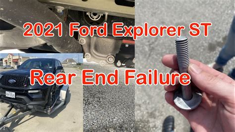 2021 Ford Explorer ST Differential Bolt Fracture Recall. - YouTube