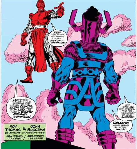 The High Evolutionary vs Galactus! (Fantastic Four #175) | Marvel comic universe, Marvel comics ...