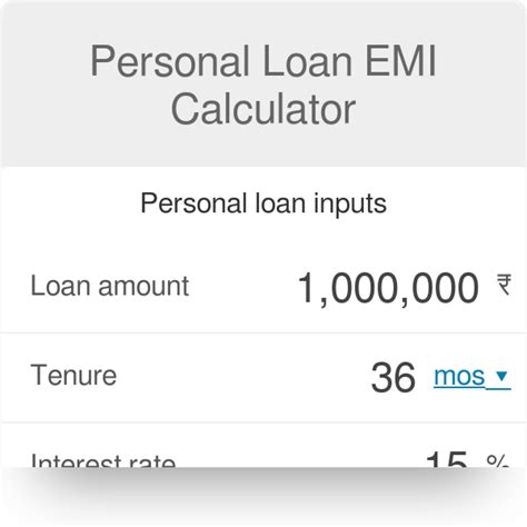 Unsecured personal loan repayment calculator - ShineadeEdit