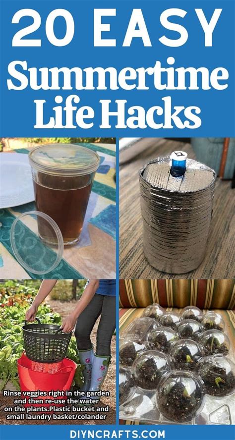 20 Brilliant Summer Life Hacks to Make Your Life Easier | Summer life hacks, Summer crafts for ...