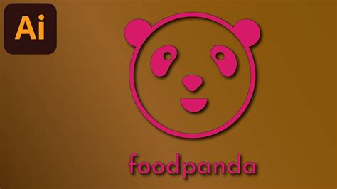 Foodpanda Logo Design Process with Adobe Illustrator: A Comprehensive ...