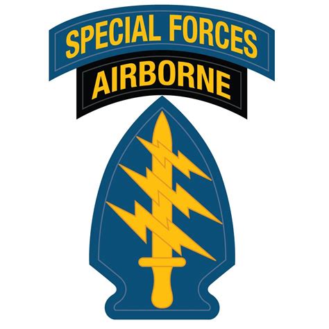 Buy US Army - Special Forces Airborne Patch Reflective Decal - 3.5 Inch ...