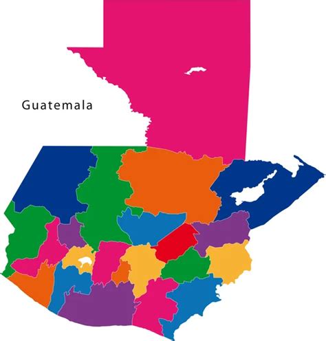 Guatemala Mapa vector, gráfico vectorial © Volina imagen #32469753