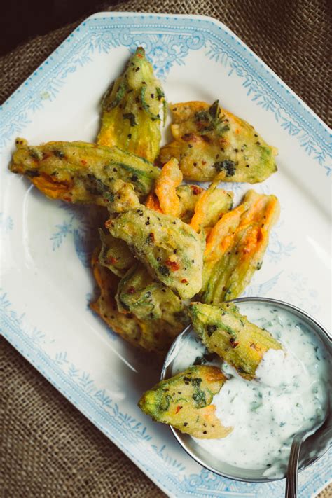 Best of Bengali- Kumro Phuler Bora (Pumpkin Blossom Fritters) — golden ...