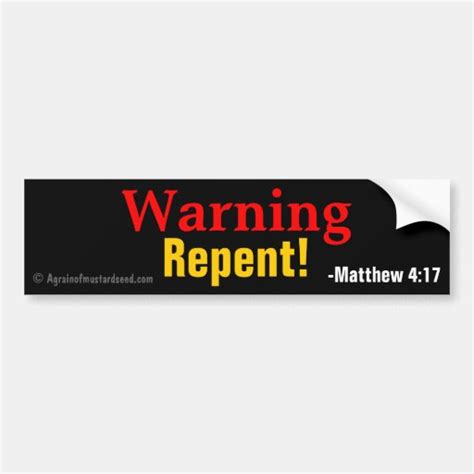 Christian Quotes Car Bumper Sticker | Zazzle