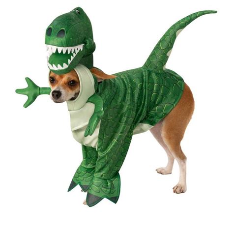 Toy Story Rex Pet Costume, X-Large | Pet costumes, Pet halloween ...