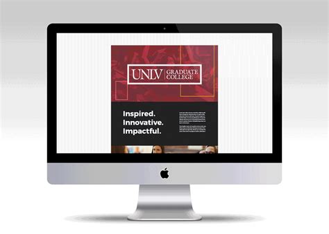 UNLV Graduate College Digital Branding on Behance