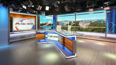 NBC News Studio N5 (2017-2019) Broadcast Set Design Gallery