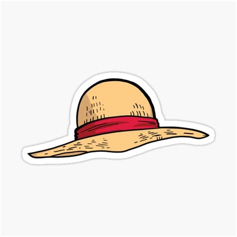 "Luffy Strawhat" Sticker for Sale by Aubrgg | Redbubble