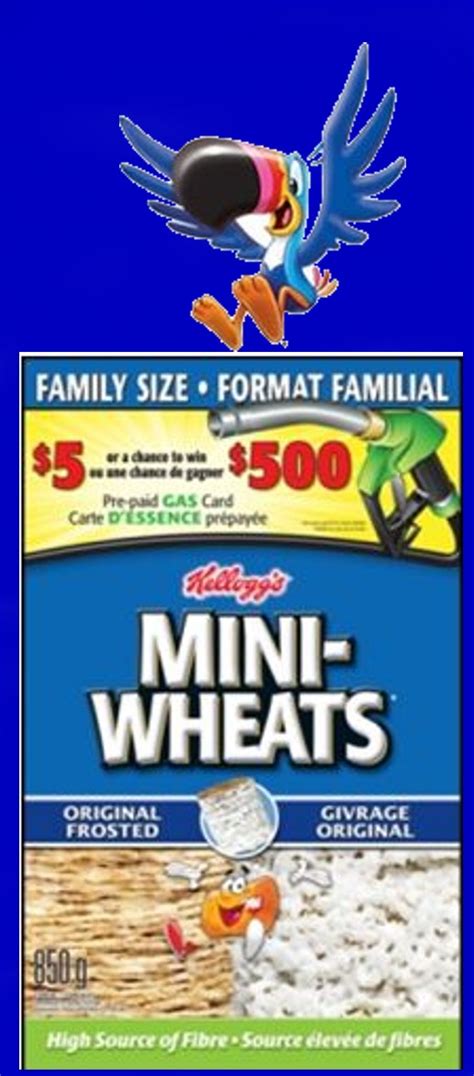 Kelloggs Canads FREE $5 Gas Card with Ceral Purchase On Specially ...