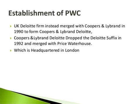 William welch deloitte and big 2 accountancy firms