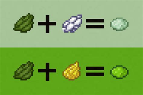 Lime dye made from green and yellow – Minecraft Feedback