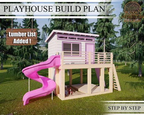 Castle Playhouse Plans, Build A Playhouse, Pallet Playhouse Diy Easy, Boys Playhouse, Custom ...