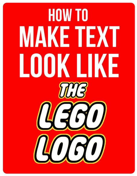 How to Make Text Look Like the Lego Logo Using Gimp - Persia Lou