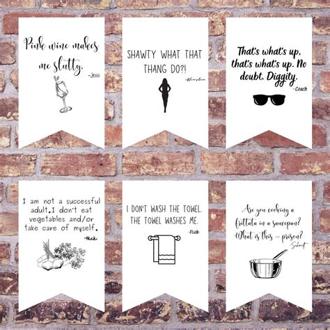 New Girl Printable Quotes for Parties Home Decor - Etsy