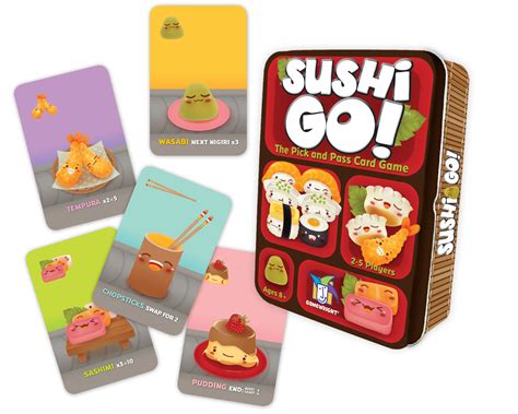 Sushi Go! A Cute Card Game Review by - Board Game Authority