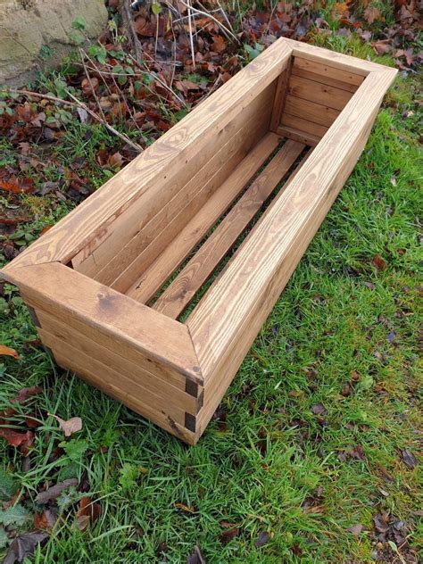 Premium Range Trough Wooden Garden Planter – XXL - Simply Wood