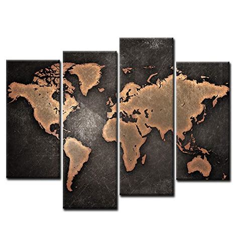 World Map Wall Art - 3D Wood Display Wall Decor - Yinz Buy