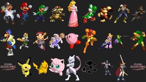 Super Smash Bros. Melee Characters by Jsmit186 on DeviantArt