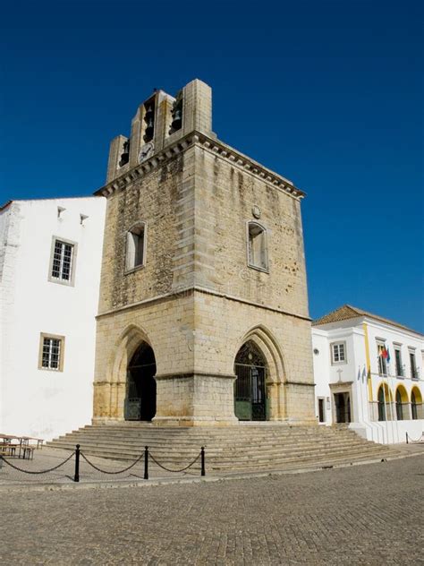 Cathedral Of Faro , Faro, Algarve, Portugal. Stock Photo - Image of europe, town: 128753542