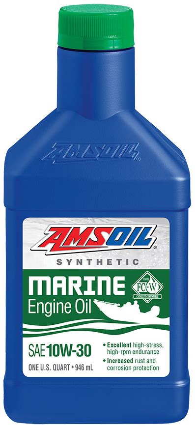 AMSOIL SAE 10W-30 Synthetic Marine Motor Oil